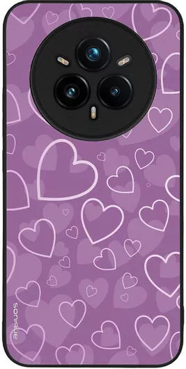 Θήκη Κινητού Sonique Heart Series Realme 14 Pro Plus 5G Βιολετί