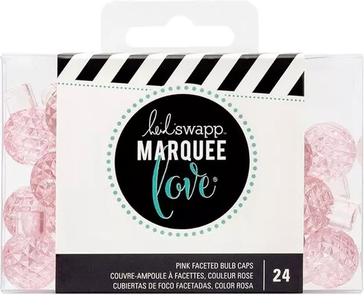 Καλύμματα Φωτιζόμενα Γράμματα 24τμχ ροζ