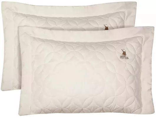 Σετ Μαξιλαροθήκες Πράσινοwich Polo Club Oxford 50x70cm Ecru
