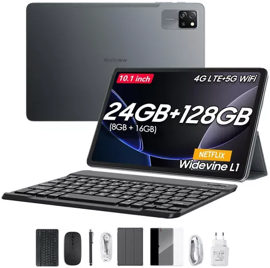 Tablet BlackView Tab 60 Pro Set 4G 10.1" 8GB/128GB Γκρι