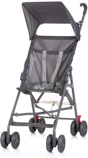 Καρότσι Μωρού Chipolino Holiday Μπαστούνι Kατάλληλο από 6+ Mηνών Anthracite 3.9kg