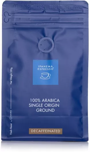 Καφές Espresso Ipanema Decaffeine Arabica Brazil Αλεσμένος σε Κουτί 250gr