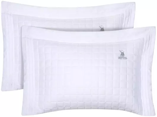 Σετ Μαξιλαροθήκες Πράσινοwich Polo Club Oxford 50x70cm Λευκό