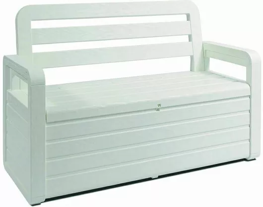 Παγκάκι Εξωτερικού Χώρου Foreverspring από Πολυπροπυλένιο με Μπαούλο 132.5x58x89cm