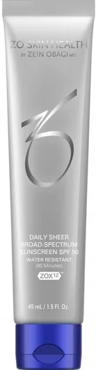 Zo Skin Health Daily Sheer Broad Spectrum 45 Ml Μη Λιπαρό Αντηλιακό Στεγνώνει Γρήγορα Spf 50