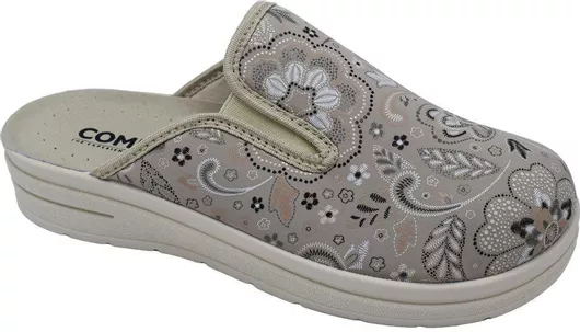 Comfy Anatomic Ανατομικές Γυναικείες Παντόφλες Δερμάτινες Μπεζ