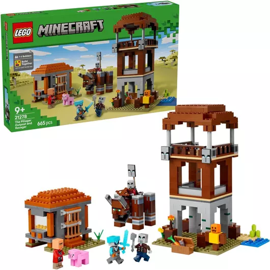 Lego Minecraft The Pillager Outpost and Ravager για 9+ Ετών 665τμχ. 21261