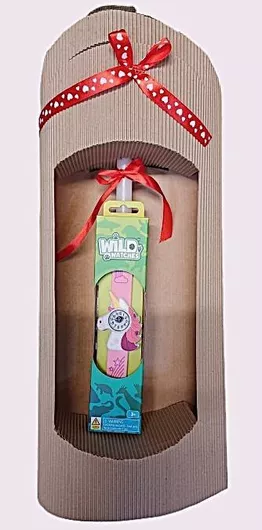 Πασχαλινή Λαμπάδα Μονόκερος Πλακέ με Κουτί 25cm. Ροζ