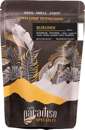 Καφές Caffe Paradiso Espresso Μονοποικιλιακός Arabica Burundi σε Κόκκους 250gr