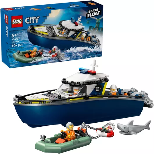 Lego City Police Boat Chase για 6+ Ετών 264τμχ. 60413