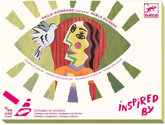 Djeco Κολάζ Inspired By Picasso για Παιδιά 4+ Ετών