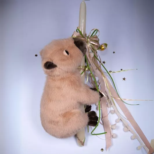 Πασχαλινή Λαμπάδα Στρογγυλή με Κουτί