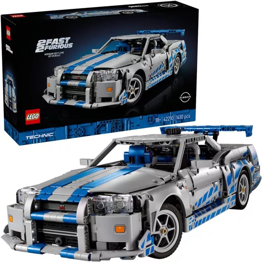 Lego Technic 2 Fast 2 Furious Nissan Skyline GT-R (R34) Αυτοκίνητο για 18+ Ετών 1.410 Τεμάχια 76917