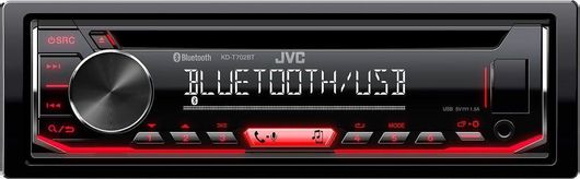 Ηχοσύστημα Αυτοκινήτου JVC KD-T702BT Universal 1DIN με Bluetooth / USB / AUX & Αποσπώμενη Πρόσοψη