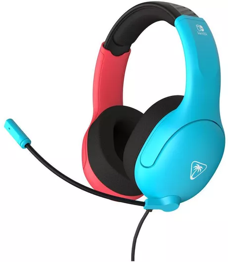 Turtle Beach Airlite Fit Over Ear Gaming Headset με σύνδεση 3.5mm Κόκκινο/Μπλε for Nintendo Switch