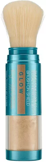 Colorescience Sunforgettable Total Protection Brush-On Shield Glow Αδιάβροχη Αντηλιακή Πούδρα Προσώπου SPF30 με Χρώμα Glow 6gr