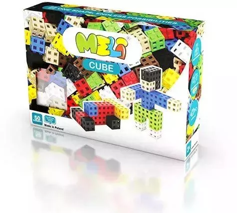 Τουβλάκι Meli Εκπαιδευτικά Cube για 3+ Ετών 50τμχ.