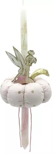 Λαμπάδα Liebe Queen Τίνκερμπελ Πάνω Κολοκύθα, Liebe Queen, Τίνκερμπελ, διαστάσεις: [χωρίς πληροφορία], ποσότητα: [χωρίς πληροφορία], χρώμα: λευκήροζ