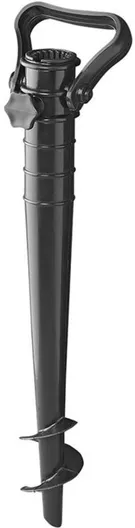 Βάση Ομπρέλας ProPlus Βιδωτή Πλαστική 25-36mm Μαύρη