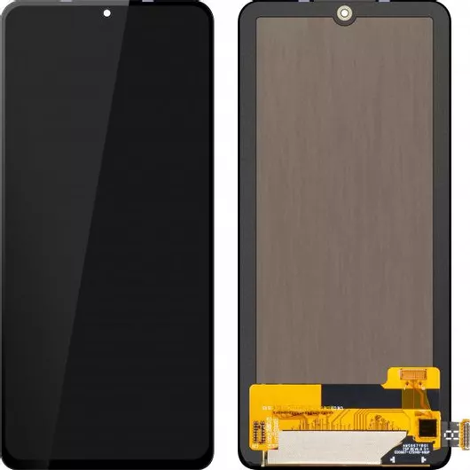 Madrid Papel Οθόνη με Μηχανισμό Αφής & Πλαίσιο για Xiaomi Poco X4 Pro 5G, Redmi Note 10 Pro, Note 10 Pro Max, Note 11 Pro, Note 11 Pro 5G, Note 12 Pro 4G Μαύρο