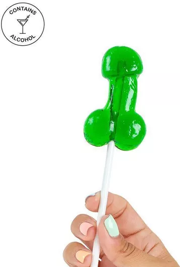 Penis Shaped Lollipop Mojito Flavor Alcohol