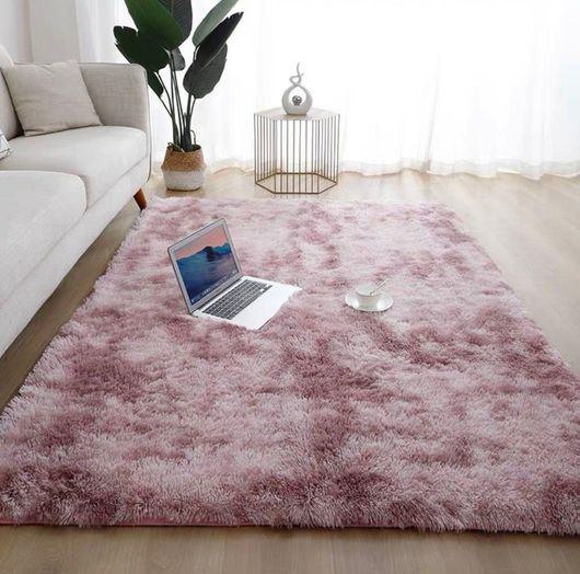 Χαλί My Home Luxury Shaggy Διάδρομος 80x140cm Σάπιο Μήλο