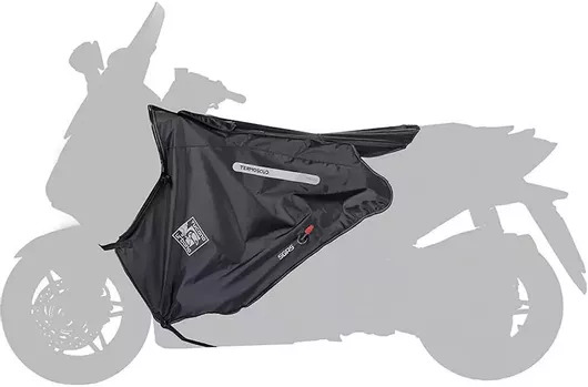 Κουβέρτα Ποδιού Αναβάτη Μοτοσυκλέτας Tucano Urbano Termoscud Αδιάβροχη για Μαύρο Χρώμα
