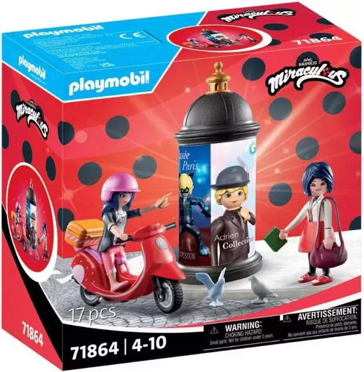 Playmobil Miraculous Βόλτα Με Σκούτερ Στο Παρίσι για 4-10 ετών