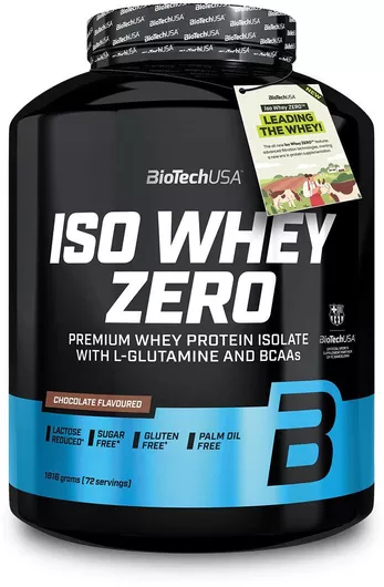 Biotech USA Iso Whey Zero Βιολογική Πρωτεΐνη Ορού Γάλακτος Χωρίς Γλουτένη & Λακτόζη Salted Caramel 1.816kg