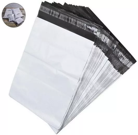 Σετ 100 Αδιάβροχες Αυτοκόλλητες Σακούλες Courier Μεταφοράς 25x35cm