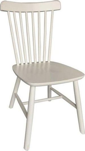 Καρέκλα Κουζίνας Lucien Ξύλινη 48x54x86cm Λευκό