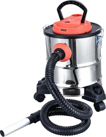 Σκούπα Στάχτης Muhler MV-1580SR 800W με Κάδο 15lt