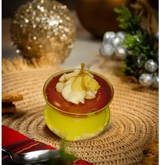 Χειροποίητο Διακοσμητικό Κερί Sweet Αρωματική Σόγια Πανακότα C003-7