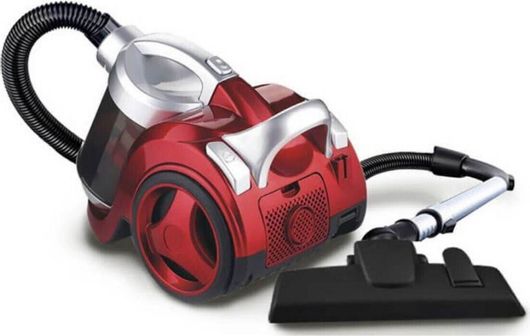 Raf R-8662R Ηλεκτρική Σκούπα 1200W με Κάδο 3lt Κόκκινη