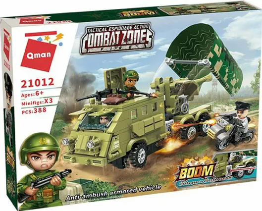 Τουβλάκι Qman Anti-ambush Armored Vehicle για 6+ Ετών 388τμχ.