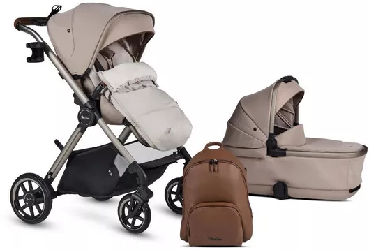 Καρότσι Μωρού Silver Cross Reef 2 Ρυθμιζόμενο 2 σε 1 Kατάλληλο για Nεογέννητο Frappe SX2311.FP