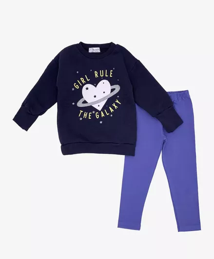 Action Sportswear Παιδικό Χειμερινό Σετ 2τμχ με Μπλε Κολάν