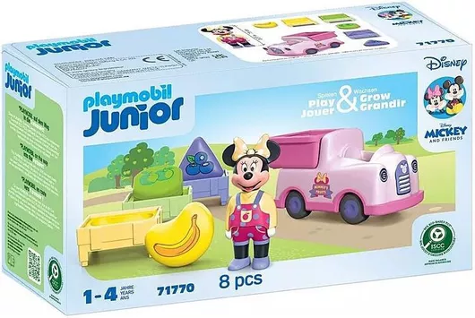 Playmobil Junior Disney: Η Μίνι Μάους Και Το Φορτηγό Με Φρούτα για 1-4 ετών