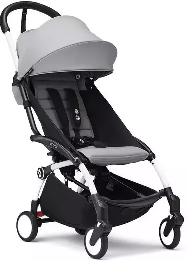 Καρότσι Μωρού Stokke YOYO³ Kατάλληλο από 6+ Mηνών Frame Colour White / pack Stone 6.2kg