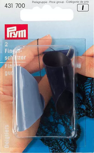Δαχτυλήθρες Prym Ραπτικής Μπλε Σετ με 2 Πλεξίματος Ντουατιέ 2τμχ.