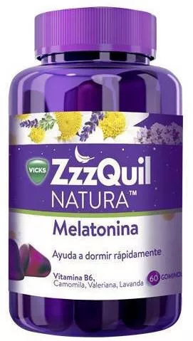 ZzzQuil Natura Melatonin Ζελεδάκια Ύπνου με Μελατονίνη 60 τεμάχια