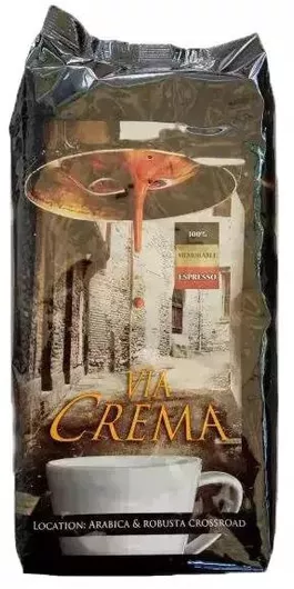 Καφές Espresso Via Crema Κόκκους 1 Kg