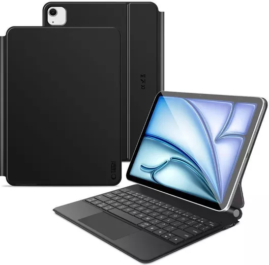 Tech-Protect Smartcase Flip Cover με Πληκτρολόγιο Μαύρο iPad Air 10.9" 4/5 2020-2022, iPad 11" 6/7 2024-2025