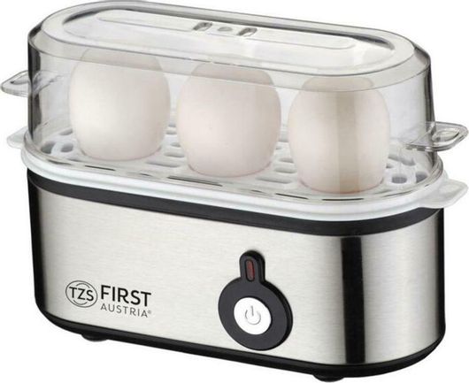 Βραστήρας Αυγών First Austria FA51152 210W με 3 Θέσεις Inox
