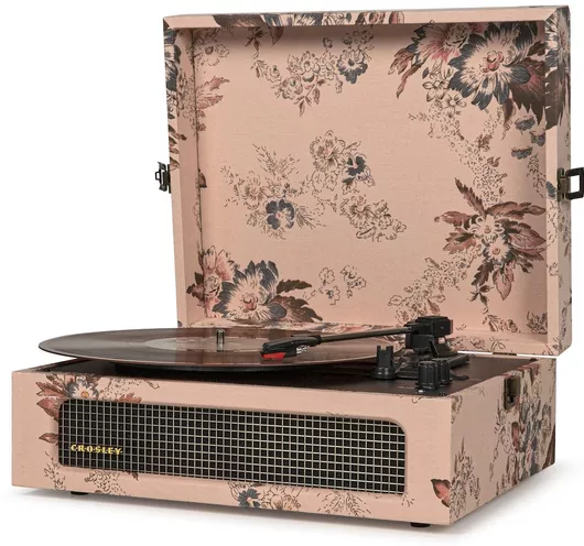 Πικάπ Crosley Voyager SF0005RP-FL1 Βαλιτσάκι με Ενσωματωμένα Ηχεία Floral