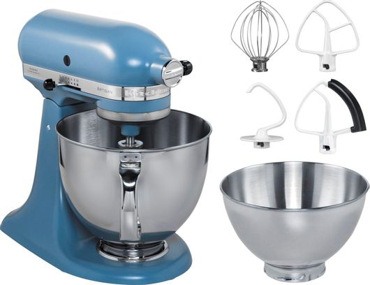 Κουζινομηχανή Kitchenaid 5KSM175PSEVB 300W με Ανοξείδωτο Κάδο 4.8lt Μπλε