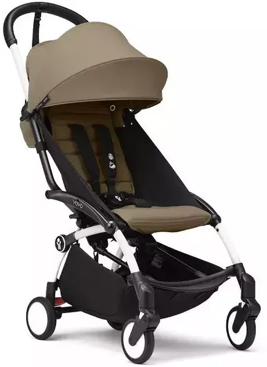 Καρότσι Μωρού Stokke Yoyo³ Κατάλληλο από 6+ Mηνών Frame Colour White / pack Toffee 6.2kg