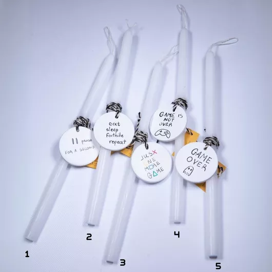 Λαμπάδα Χειροποίητη 0000059, Στρογγυλή, Κατασκευαστής: Διακοσμητικό Στοιχείο, MPN: 0000059, Διαστάσεις: , Ποσότητα: 1, Χρώμα: Λευκό