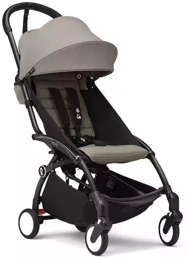 Καρότσι Μωρού Stokke YOYO³ Κατάλληλο από 6+ Mηνών Frame Colour Black / Pack Taupe 6.2kg