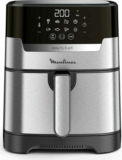 Moulinex Easy Fry & Grill Precision Air Fryer 4.2lt Ασημί